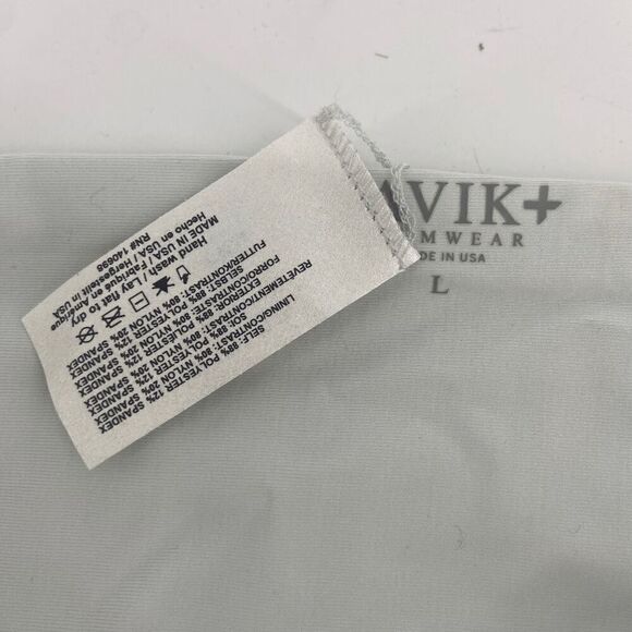 Tavik Ricci Womens Light blue glossy Pique New Moderate Bikini Swim Bottom Large - Picture 8 of 8